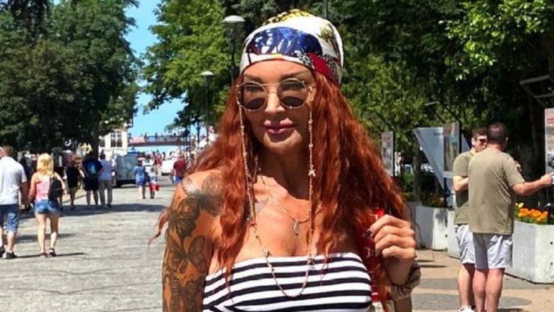 Ewa Minge zachwyca się polskim morzem 