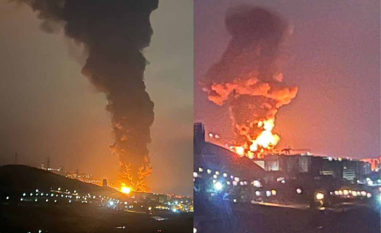 Naloty na Iran: Teheran spowity dymem