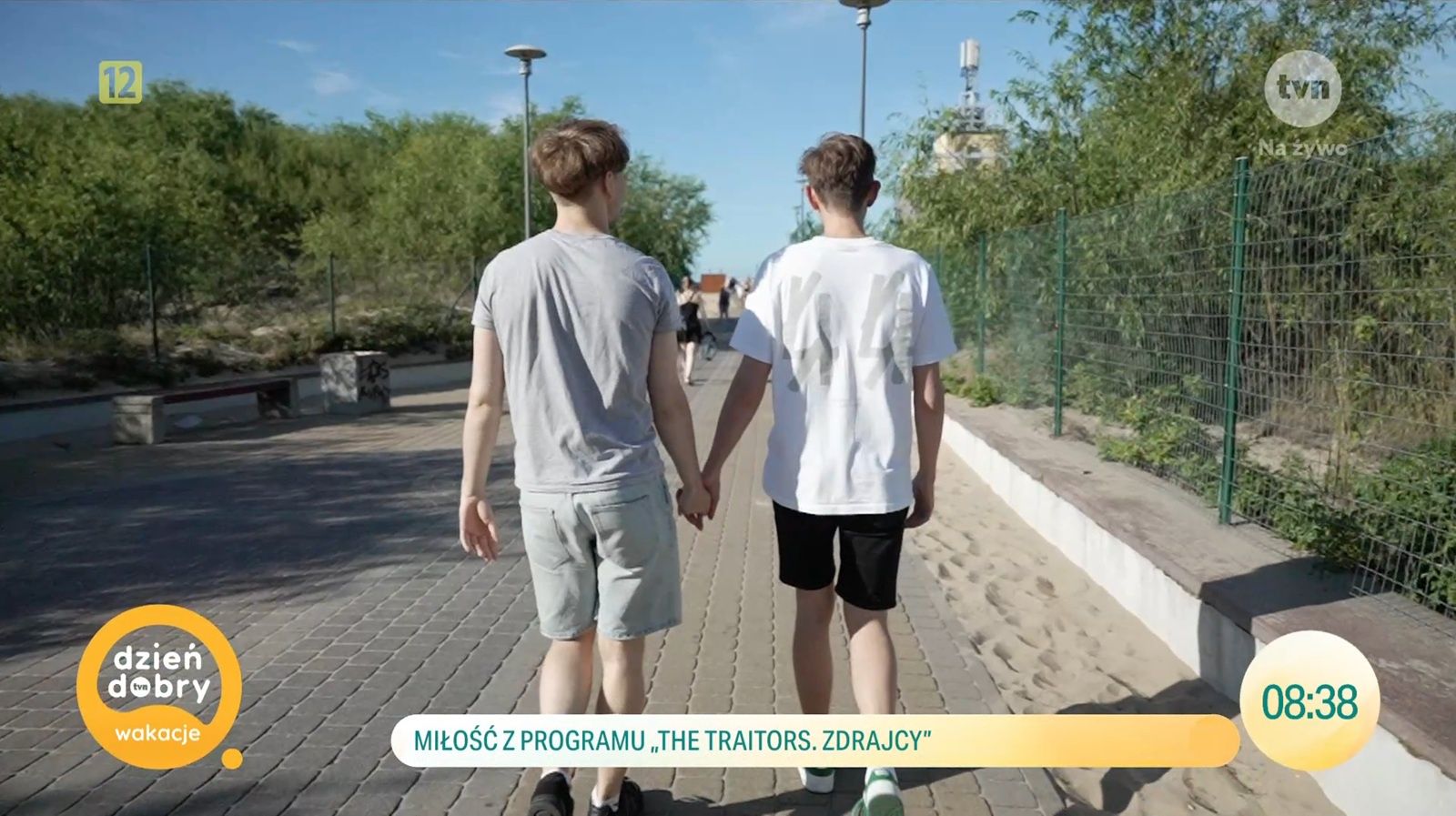 Dawid Drej i Maciej Łobos w programie "Dzień Dobry TVN"