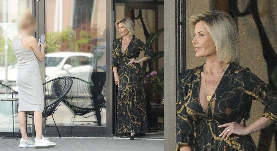 Joanna Racewicz parkuje na zakazie 