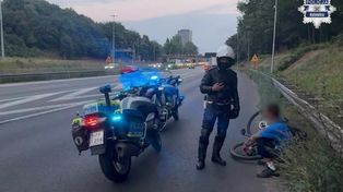 Ogromny mandat dla rowerzysty. Policja nie miała litości