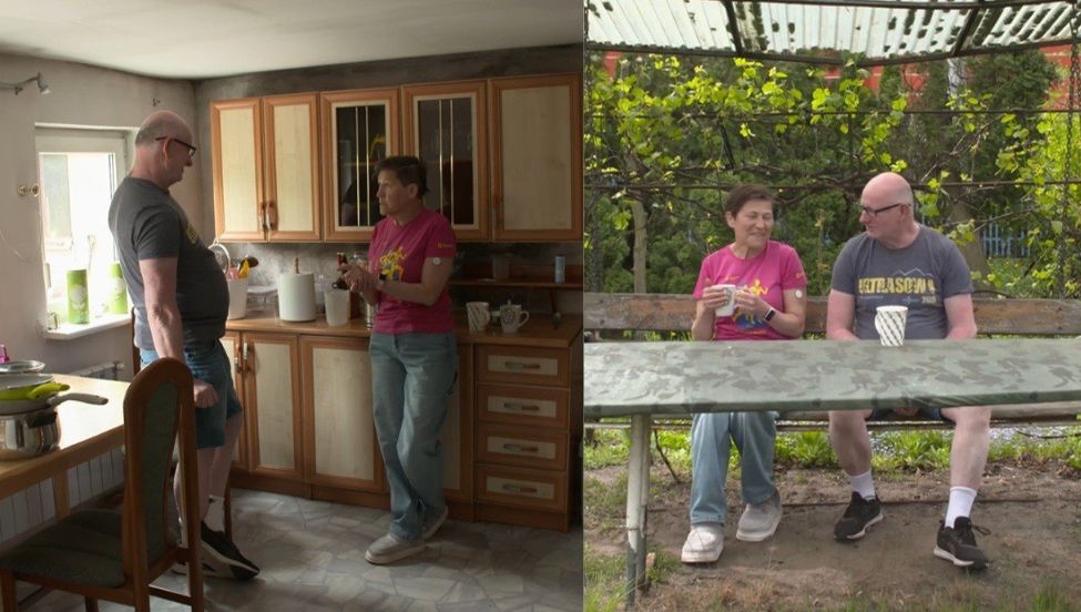 Damian Maratończyk i Ewa w "Chłopakach do wzięcia"