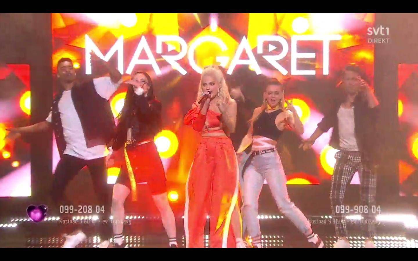 Eurowizja 2018: Margaret - In My Cabana. Występ w szwedzkich preselekcjach Melodifestivalen 2018