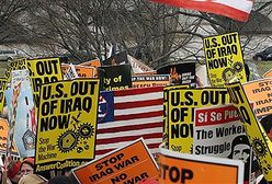 Amerykanie demonstrują przed rocznicą inwazji na Irak