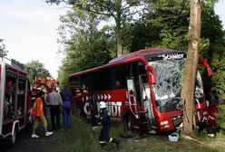 Wypadek autobusu z niemieckimi turystami, 9 rannych