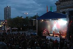 Dezerter zagrał pod Pałacem