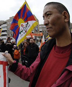 "Chiny precz z Tybetu!" - demonstracja w Warszawie