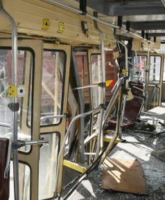 Dwa tramwaje zderzyły się ze sobą w Katowicach; są ranni