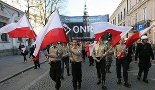 Kot rzucony w pochód ONR był martwy w chwili lotu