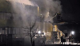 Pożar w zakładach drobiarskich Drosed