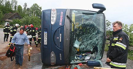 Sprawca zderzenia autokarów może posiedzieć pięć lat