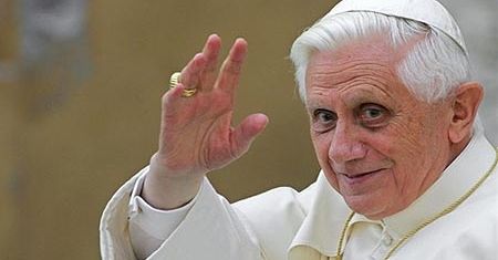 Papież Bendykt XVI w synagodze w Nowym Jorku