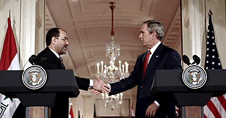 Bush wspiera premiera Iraku