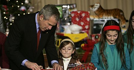 Prezydent Bush zadzwonił z życzeniami do żołnierzy