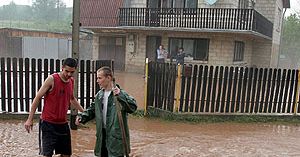 Kilkaset osób ewakuowało się po przejściu nawałnicy