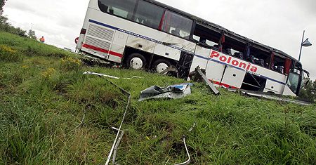 Kierowca polskiego autokaru został przesłuchany i zwolniony