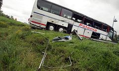 Kierowca polskiego autokaru został przesłuchany i zwolniony