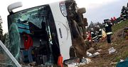 Wypadek polskiego autokaru - 1 osoba zginęła, 39 rannych