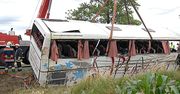Wypadek polskiego autokaru - zginęła kobieta; 28 rannych