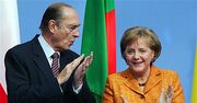 Turcja niezadowolona z prezentu, jaki Chirac dostał od Merkel