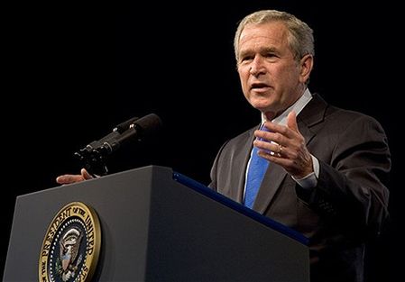 Drastycznie spada poparcie wyborcze dla George'a Busha