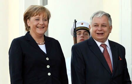Kaczyński i Merkel pozostali przy swoich zdaniach