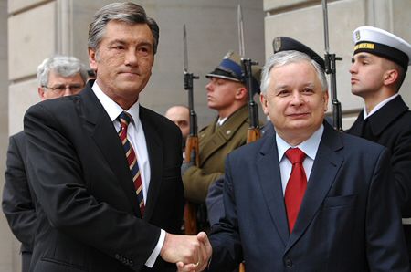 L.Kaczyński: Polska popiera włączenie Ukrainy do NATO