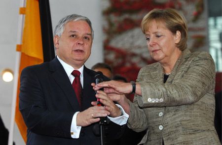"Merkel i Kaczyński demonstrują optymizm"
