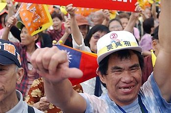 Tysiące ludzi domagały się ustąpienia prezydenta Tajwanu