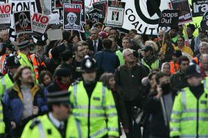 Tysiące ludzi protestowało w Londynie przeciw wojnie