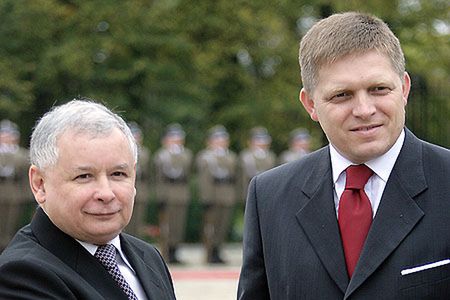 Premier Kaczyński spotkał się z szefem słowackiego rządu