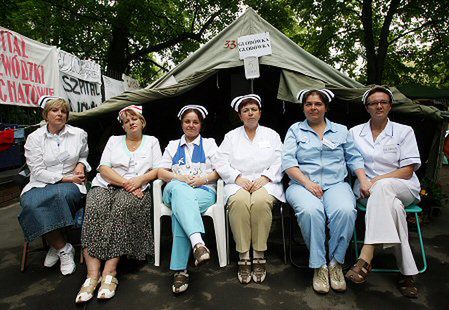 "Protest służby zdrowia posunął się za daleko"