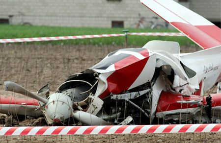 Spadła awionetka, pilot nie żyje