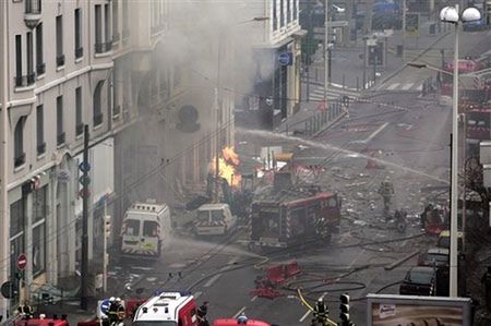 Centrum Lyonu wstrząsnął potężny wybuch gazu