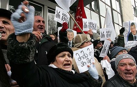 Demonstracje przeciw fałszerstwom wyborczym w Gruzji