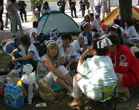 Pielęgniarki pójdą pod Sejm pilnować posłów