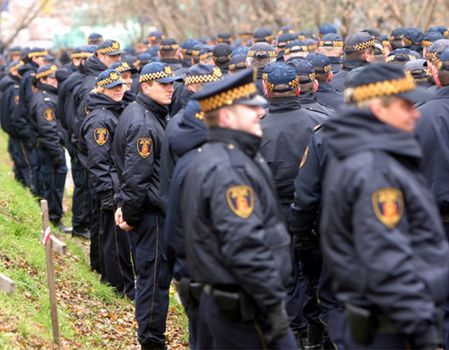 Strażnicy miejscy protestują i żądają podwyżek