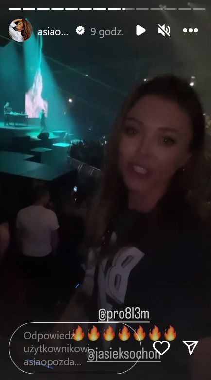 Joanna Opozda na randce ze studnetem pawa