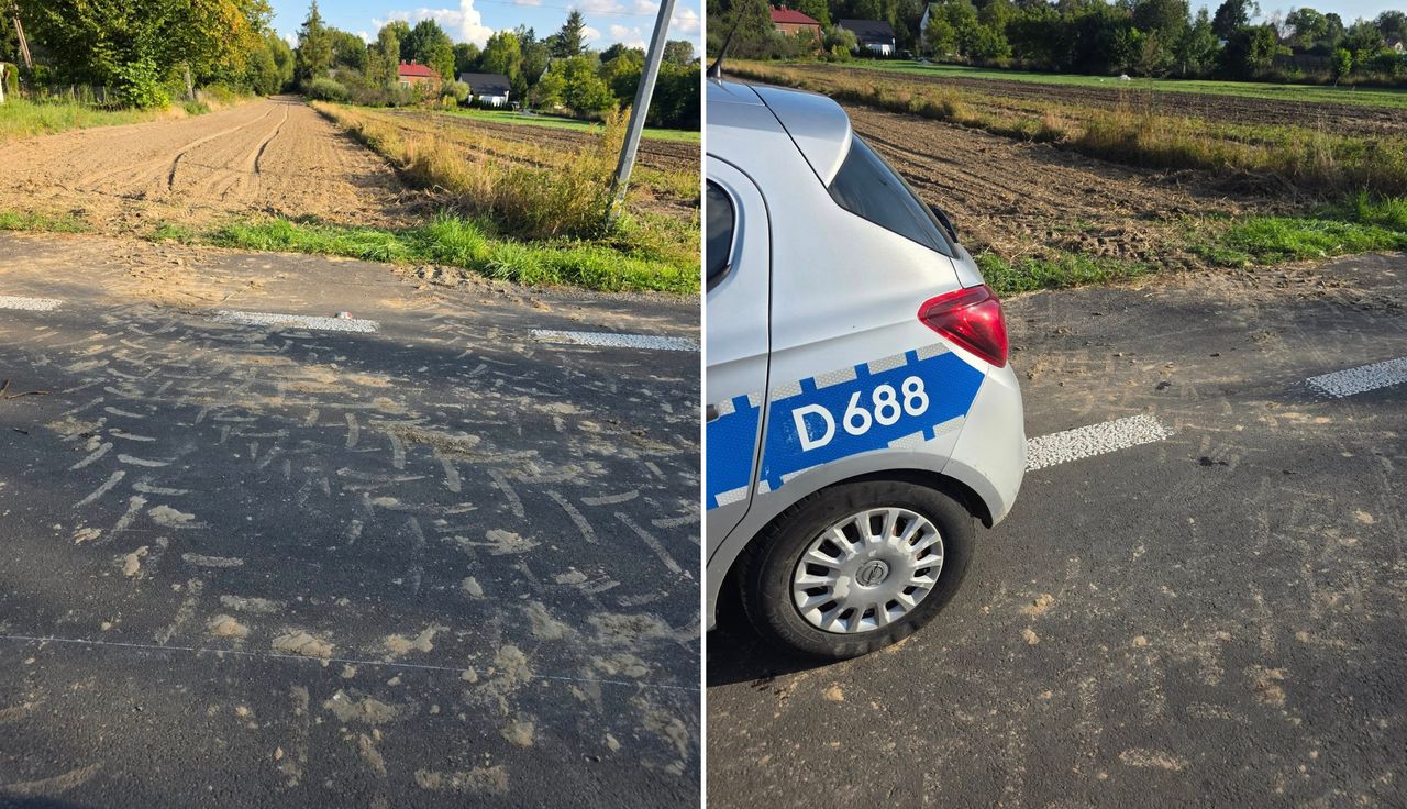 Rolnicy rozjuszyli burmistrza. "Czyśćcie maszyny i drogi"