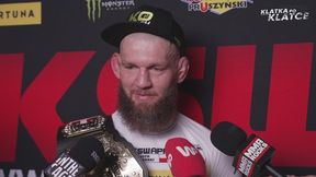 Mistrz KSW w szoku po fenomenalnej walce. "Nie wiem, jak on to ustał"
