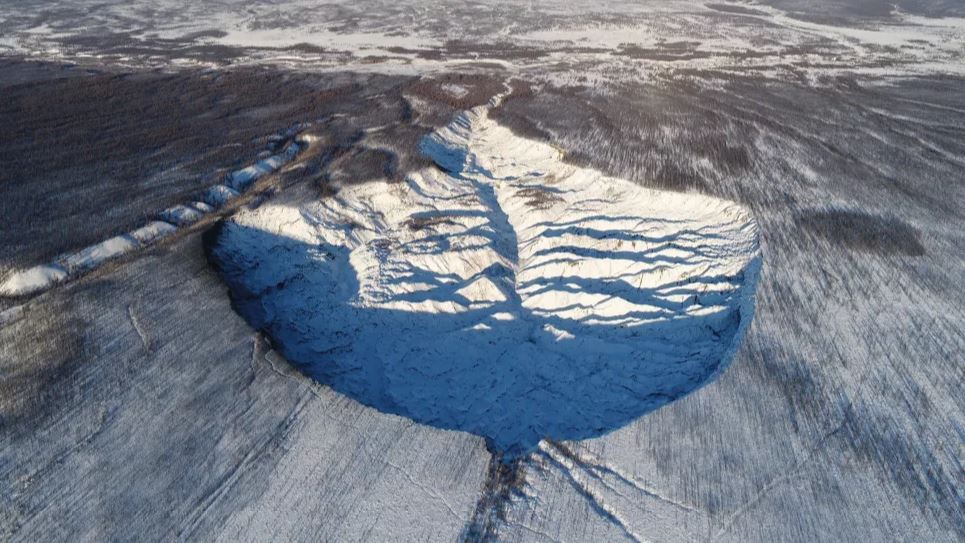 Batagaika Crater.