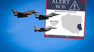 Alert RCB dla woj. lubelskiego odwołany. Wcześniej poderwano myśliwce