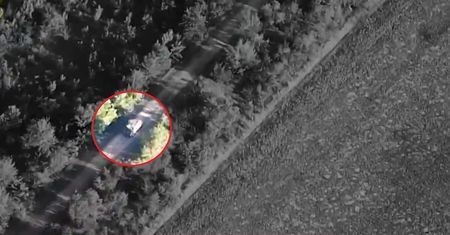 Dron Leleka-100 w akcji. Rosjanie próbowali uciekać, byli bez szans