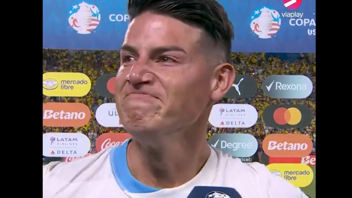 Twitter / x.com/viaplaysportpl/ / James Rodriguez po meczu Copa America