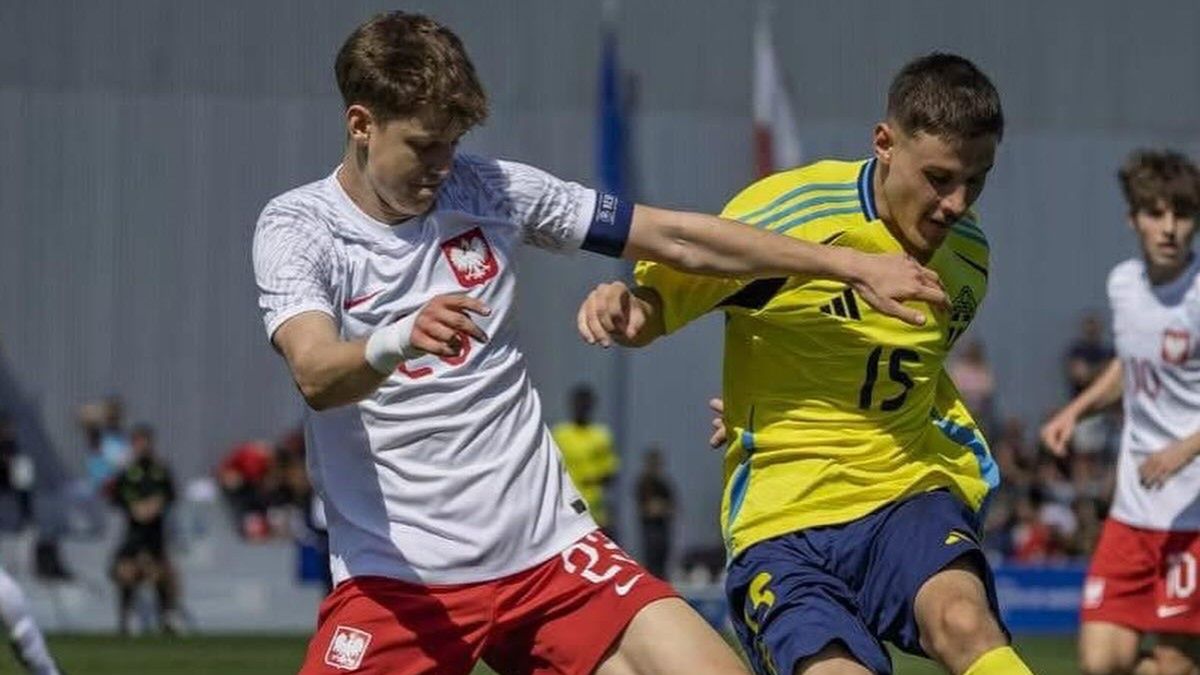 Instagram / Michał Synoś / Michał Synoś w meczu młodzieżowej reprezentacji Polski