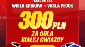 Szalona oferta. Odbierz 300 zł bonusu za gola Wisły Kraków