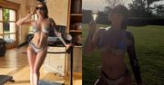 Ewelina Lisowska w złotym bikini i z kieliszkiem w ręku pozuje na bieżni. Też tak ćwiczycie? (ZDJĘCIA)
