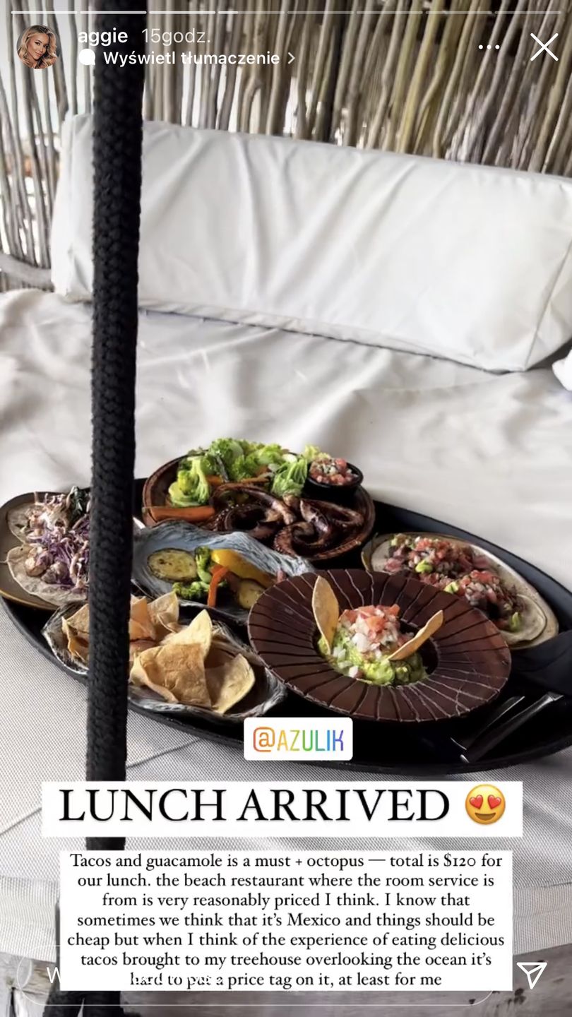 Lunch za 112 dolarów.