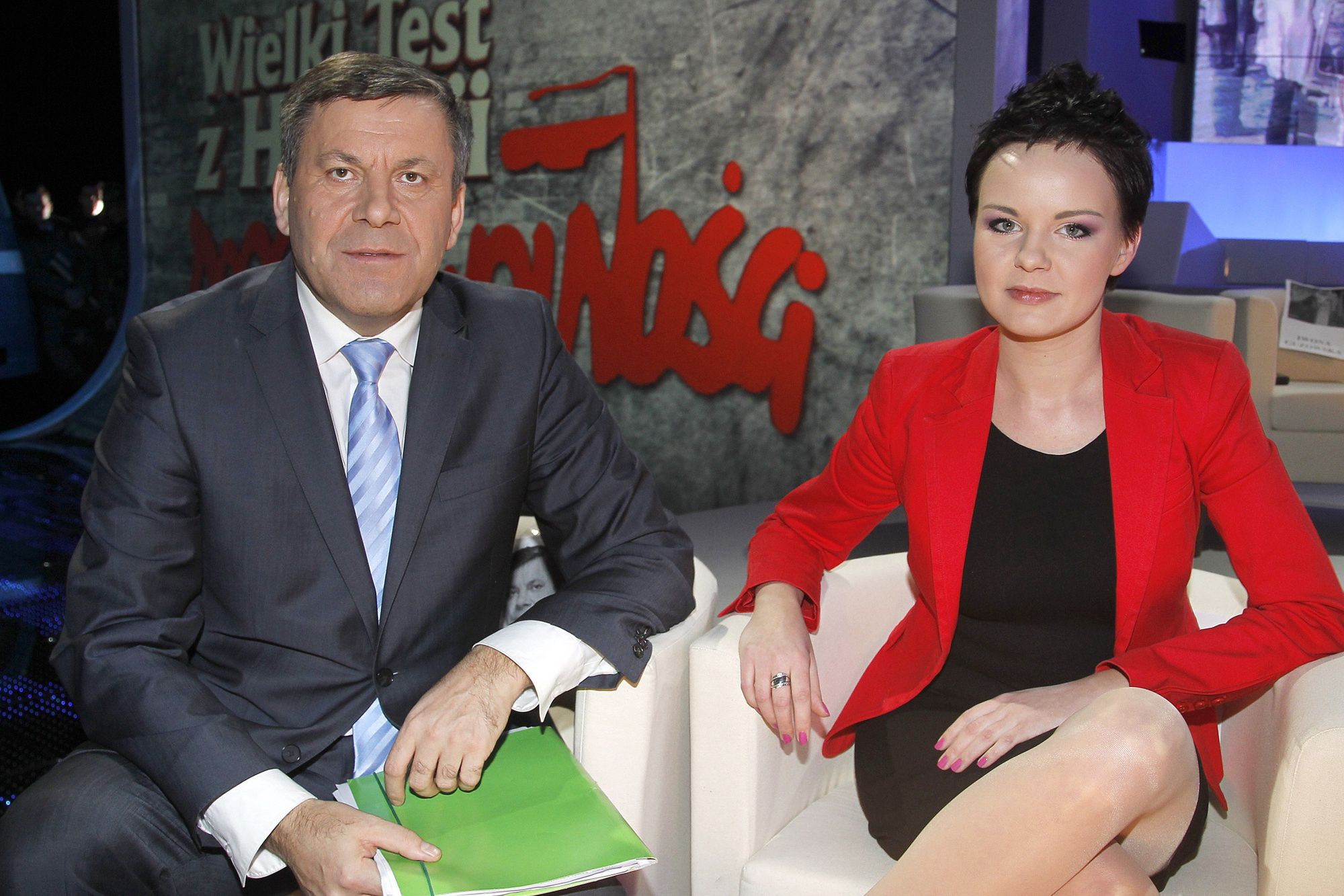 Małgorzata Serafin świetnie radziła sobie z wywiadami na żywo