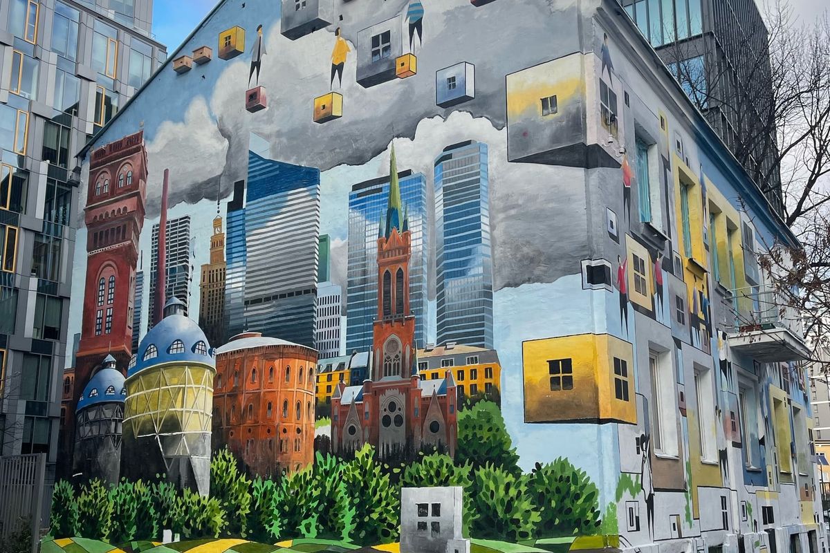 Niezwykły mural powstał na warszawskiej Woli